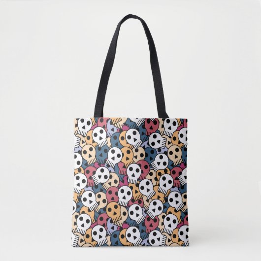 Halloween skulls tote bag (Voorkant)
