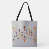 Halloween Skulls Tote Bag (Voorkant)
