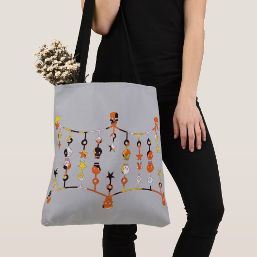 Halloween Skulls Tote Bag (Dichtbij)