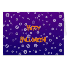Halloween Skulls Wenskaart