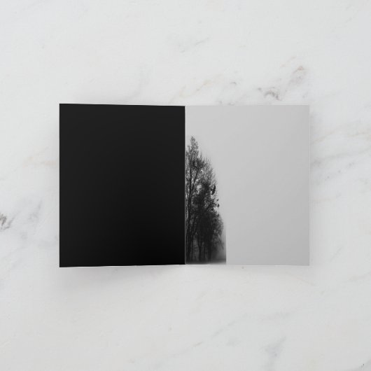 Halloween Sky blank-kaart Kaart (Binnen)