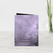 Halloween Sky Paarse Mist Kaart (Achterkant)