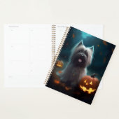 Halloween Skye Terrier met pomkins Scary Planner (Display)