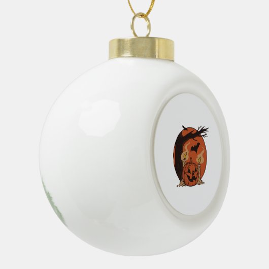 Halloween slaap keramische bal ornament (Links)