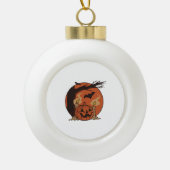 Halloween slaap keramische bal ornament (Voorkant)