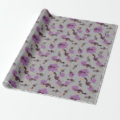 Halloween slangen_grijs cadeaupapier (Uitgerold)