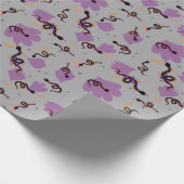 Halloween slangen_grijs cadeaupapier (Hoek)