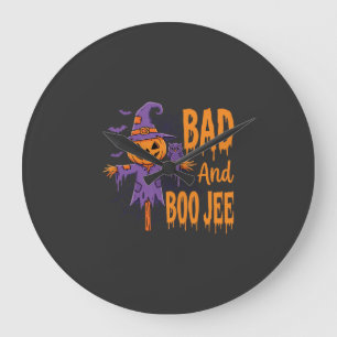 Halloween Slechte En Boe Jee Vegelverschrikker Gra Grote Klok