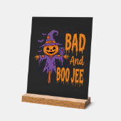Halloween Slechte En Boe Jee Vogelverschrikker Gra Acryl Bord (Hoek)
