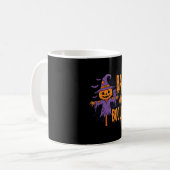 Halloween Slechte En Boe Jee Vogelverschrikker Gra Koffiemok (Voorkant links)
