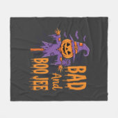 Halloween Slechte En Boe Jee Vogeverschrikker Graf Fleece Deken (Voorkant (Horizontaal))
