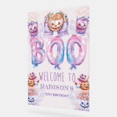 Halloween Sleepover Custom Welcome Sign Acryl Bord (Hoek)