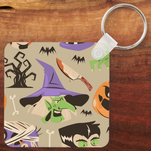 Halloween sleutelhanger (Achterkant)