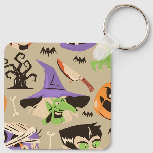 Halloween  sleutelhanger (Achterkant)