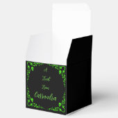Halloween slijm groen bedankdoosjes (Geopend)