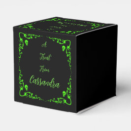 Halloween slijm groen bedankdoosjes