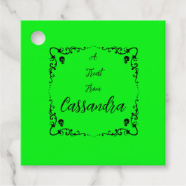 Halloween Slime Green gepersonaliseerd Bedankjes Labels