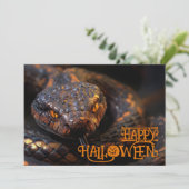 Halloween 🐍 "Slithering Spook-tacular Kaart (Staand voorkant)