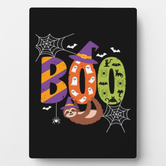 Halloween Sloth Boo Lazy Essential T-shirt Fotoplaat (voorkant)