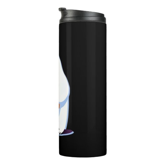 Halloween sloth dressed as ghost going trick or tr thermosbeker (Geroteerd rechts)