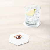 Halloween Sloth Slow and Spooky Cute Sloth Pumpkin Kartonnen Onderzetters (Insitu)