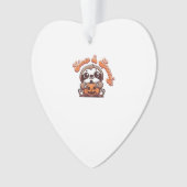 Halloween Sloth Slow and Spooky Cute Sloth Pumpkin Ornament (voorkant)