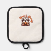Halloween Sloth Slow and Spooky Cute Sloth Pumpkin Pannenlap (Voorkant)