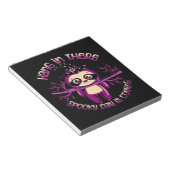 Halloween Sloth (ver.1) Classic T-Shirt Notitieblok (Schuin)