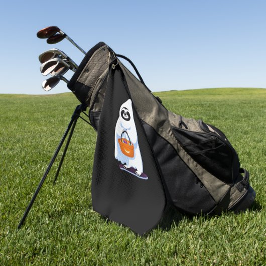 Halloween Slothful Design, dit is mijn menselijke Golfhanddoek (Groen)