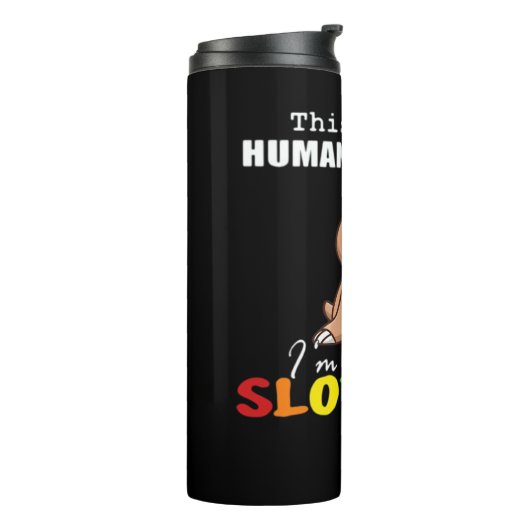 Halloween Slothful Design, This is my Human Costum Thermosbeker (Gedraaid links)