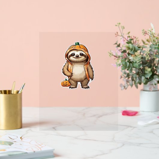 Halloween Slothster Essential T-shirt Acryl Bord (Huwelijk)