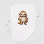 Halloween Slothster Essential T-shirt Golfhanddoek (Insitu)