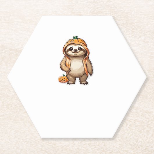 Halloween Slothster Essential T-shirt Kartonnen Onderzetters (Voorkant)