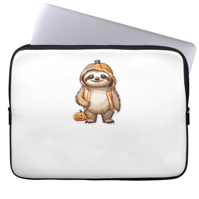 Halloween Slothster Essential T-shirt Laptop Sleeve (Voorkant)