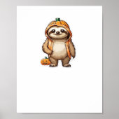 Halloween Slothster Essential T-shirt Poster (Voorkant)
