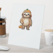 Halloween Slothster Essential T-shirt Reclamebord Met Voetstuk (Insitu)