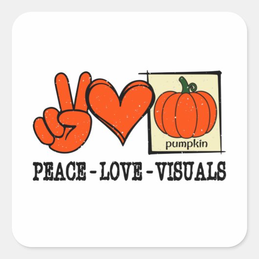 Halloween SLP Halloween Speech Therapy Vierkante Sticker (Voorkant)