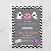 Halloween slumber party Invitation Kaart (Voorkant)