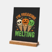 Halloween Smeltend Ijs Acryl Bord (Hoek)