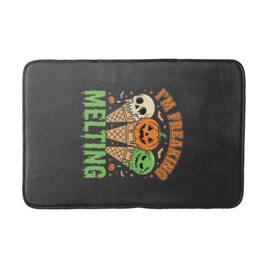 Halloween Smeltend Ijs Badmat (Voorkant)