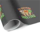 Halloween Smeltend Ijs Cadeaupapier (Rol Hoek)