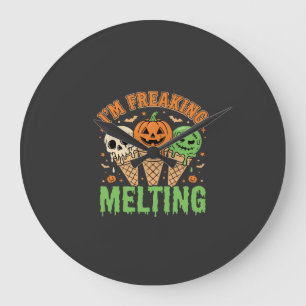 Halloween Smeltend Ijs Grote Klok
