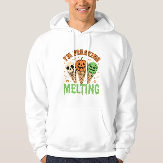 Halloween Smeltend Ijs Hoodie (Voorkant)