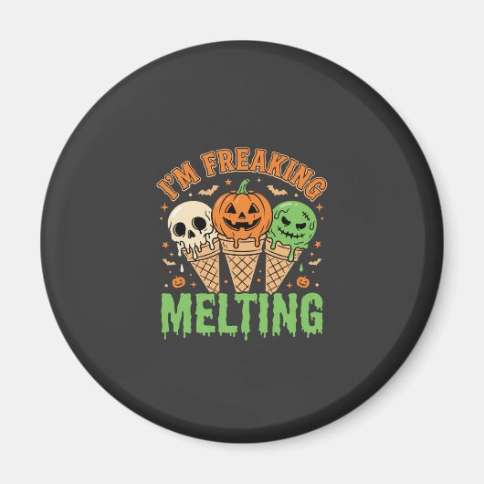 Halloween Smeltend Ijs Magneet (Voorkant)
