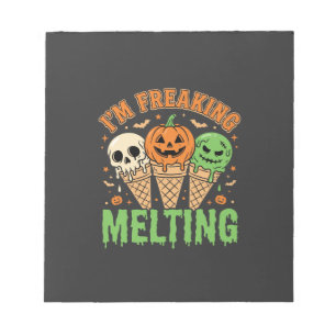 Halloween Smeltend Ijs Notitieblok