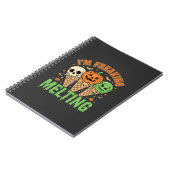 Halloween Smeltend Ijs Notitieboek (Linkerzijde)