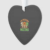 Halloween Smeltend Ijs Ornament (voorkant)