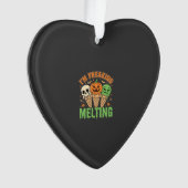 Halloween Smeltend Ijs Ornament (voorkant)