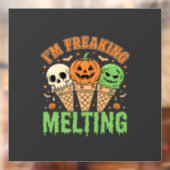 Halloween Smeltend Ijs Raamsticker (Vel 2)