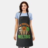Halloween Smeltend Ijs Schort (Gedragen)